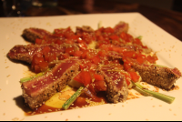        gusto tuna tartare gusto beach 
  - Costa Rica