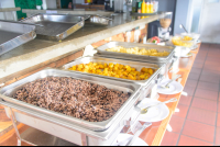        Breakfast  Buffet Gallo Pinto Potatoes And Scramble Eggs=Selina Manuel Antonio
  - Costa Rica