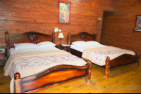        Two Queen Bed Cabanas Blue River Beds
  - Costa Rica