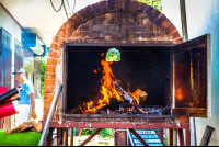        Cafe Monka Wood Fire Burning Oven
  - Costa Rica