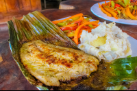        Speciality Plate Gringo Curts Restaurant
  - Costa Rica