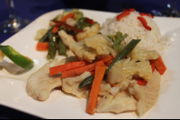        steamed halibut restaurant dona sixta 
  - Costa Rica