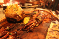        squid stuffed with shrimp and masdaam cheese 
  - Costa Rica