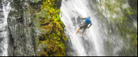        Man Rappelling Horseback Rapelling Tour Rancho Tropical Matapalo
  - Costa Rica