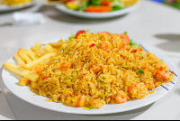        Arroz Con Pollo At Soda Marbella In Puerto Jimenez Costa Rica
  - Costa Rica