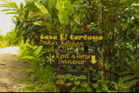        casa tortugo entrance 
  - Costa Rica