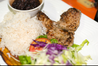        Beef Casado With Salad Beans And Fried Plantain Restaurante Carolina
  - Costa Rica
