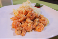        shrimp in garlic sauce hotelpuertocarrillo 
  - Costa Rica