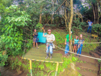        Land Platform Tizati Zip Line Rincon De La Vieja
  - Costa Rica