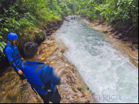        Ready To Jump In The Blue River Rincon De La Vieja
  - Costa Rica
