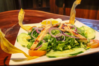       grilled chicken salad 
  - Costa Rica