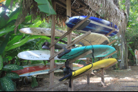        surf racks casa del mar hostel 
  - Costa Rica