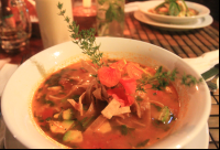        la cantina aztec soup 
  - Costa Rica