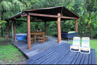        tree house lodge beach house patio 
  - Costa Rica