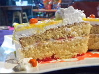        Fruit Cake At Las Vegas Restaurant Sierpe
  - Costa Rica