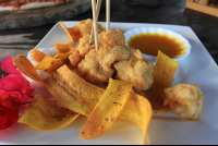        amimodo coconut shrimp 
  - Costa Rica