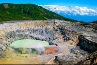        Poas Main Crater
  - Costa Rica