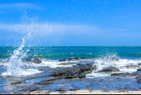        Crashing Water Rocks Pelada
  - Costa Rica