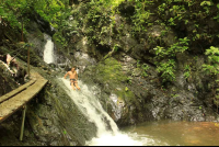        los suenos waterfall slide 
  - Costa Rica