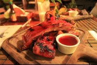        la cantina ribs st louis smoked ribs 
  - Costa Rica