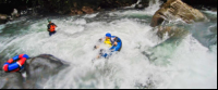        Kid Tubing In The Rapids Of Blue River Rincon De La Vieja
  - Costa Rica