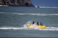        banana boat riding 
  - Costa Rica