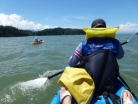        waves and caves en route 
  - Costa Rica