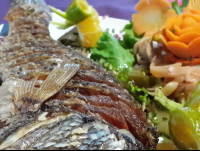        Whole Fish At Las Vegas Restaurant Sierpe
  - Costa Rica