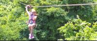        Young Girl Ziplining Canopy Mal Pais
  - Costa Rica