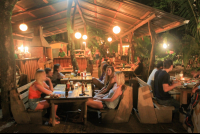        Customers At Casa Del Mar Restaurant
  - Costa Rica