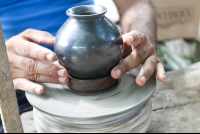        chorotega pottery spinning 
  - Costa Rica