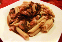        confusione shrimp mushroom penne 
  - Costa Rica
