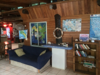        bookshelf and couches commonroom
  - Costa Rica
