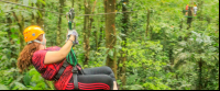        senderos aerios canopy tour girl zipline 
  - Costa Rica